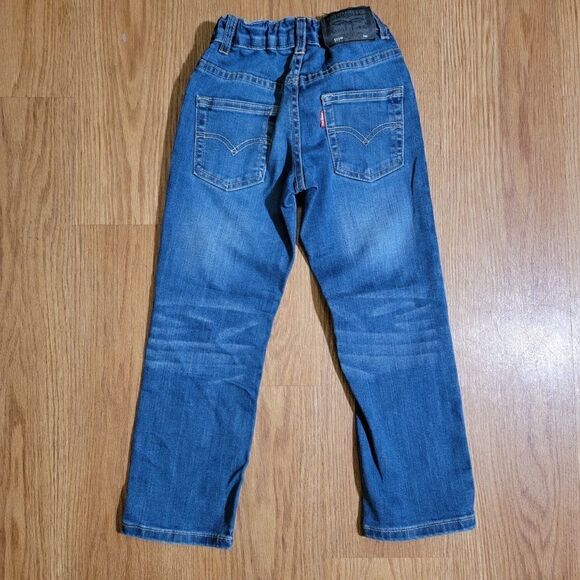 Levi's 511 Slim Boys Denim Jeans Pants Blue Medium Wash Size 5 Years - Picture 4 of 7